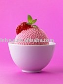ice cream powder with strawberry taste