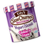 Yogurt Blends Ice  Cream :   Cookies  and  Cream 