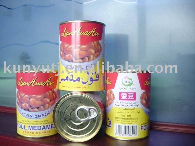 Canned broad beans