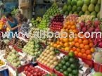 strawberry, Grapes, Orange, Onion, Garlic, Pomegranate and Capsicum