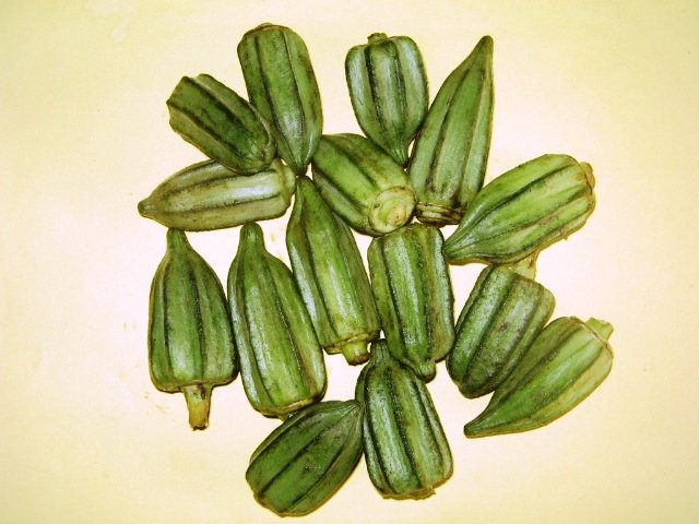 natural okra
