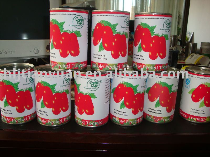 Whole Peeled Tomatochina Shuangyan Price Supplier 21food 8177