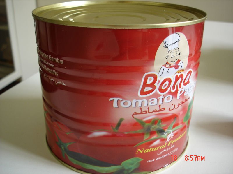 2010 crop 1000g canned tomato puree