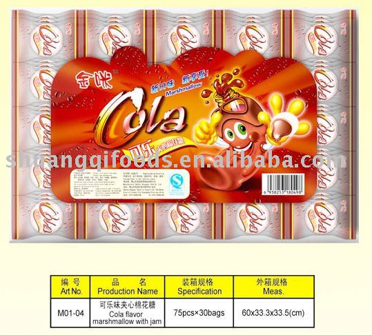 COLA FLAVOR MARSHMALLOW WITH JAM