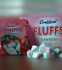 Marshmallows  : Strawberry Fluffs