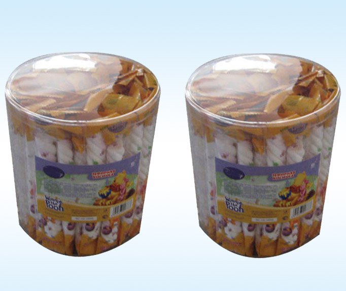 long twist marshmallow candy