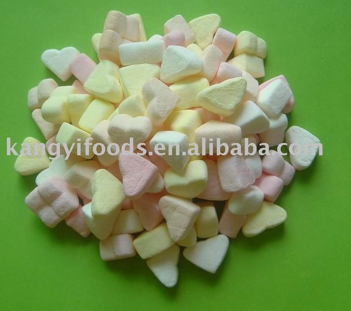 Small heart shape marshmallow