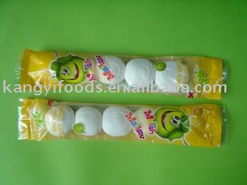 filling marshmallow candy