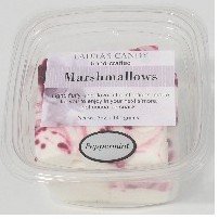 candy:Peppermint Marshmallows clear box