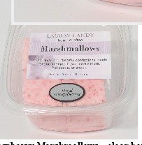 candy:Raspberry Marshmallows - clear box