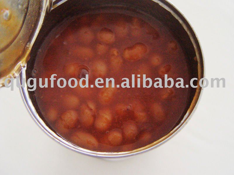 canned soybean in tomato sauce