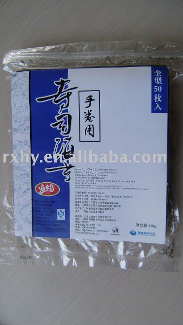 yaki  sushi   nori : 50sheets /bag, roasted seaweed, japanese food