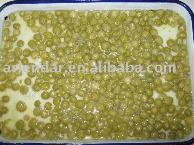 Freshl canned green peas