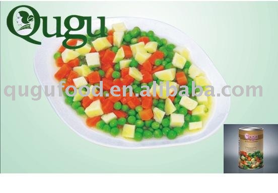 canned mixed vegetables/ canned food