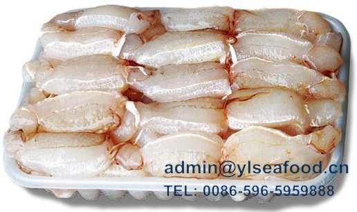 Frozen seafood: Frozen crab meat