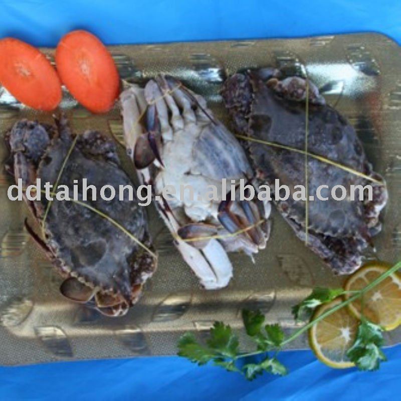 Frozen swimming crab