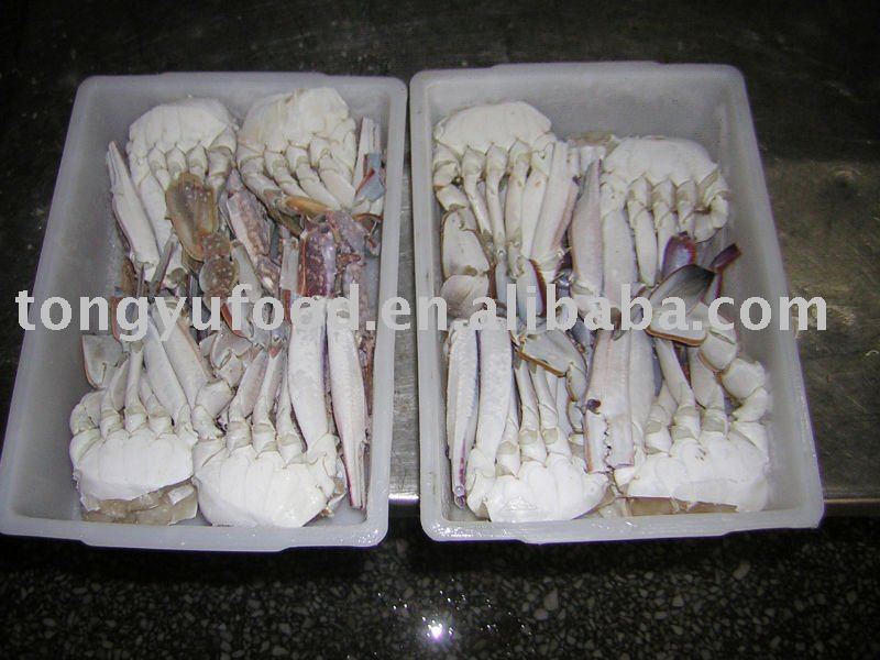 fresh frozen cut swimming crab