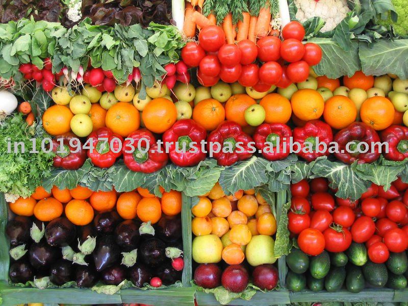 fruits and  vegetables