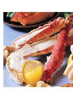 Frozen Alaskan king crab legs