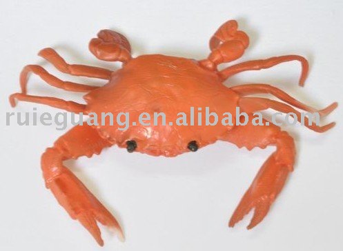 Soft rubber crabs
