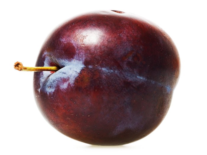 Organic  plum  red and yellow