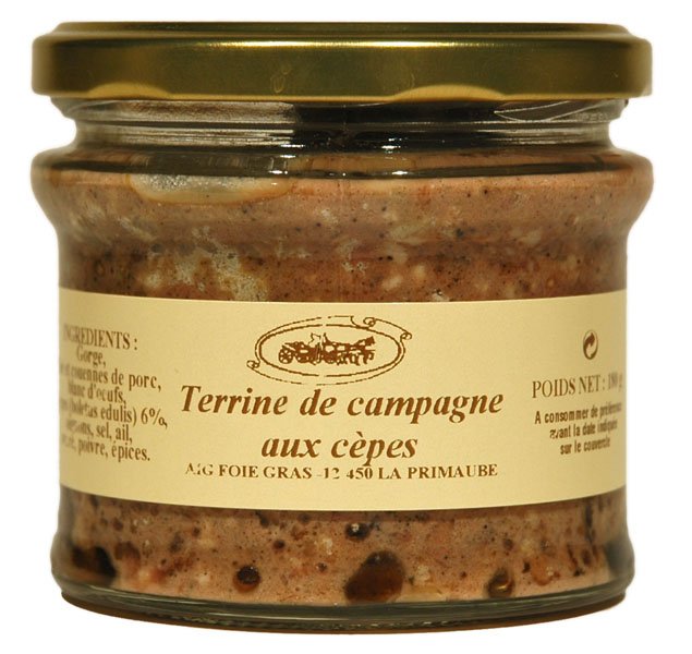 Country Terrine With Ceps
