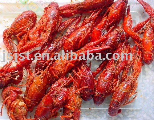 Frozen cooked whole crayfish/crawfish (seasoned with pepper)