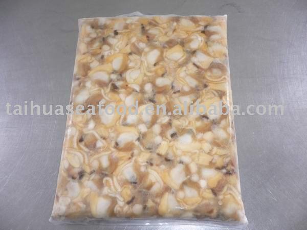 Boiled Vacuum Packed  Frozen  Clam  Meat 