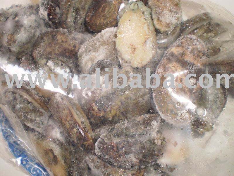 Frozen natural abalone