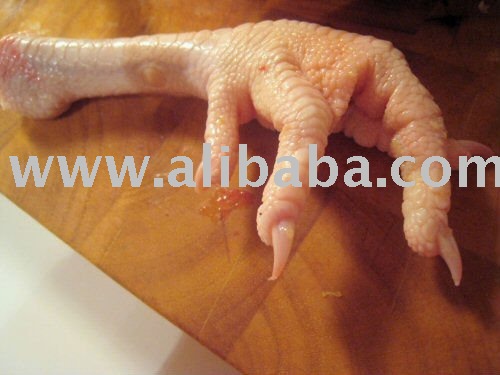 frozen chicken feet and paws
