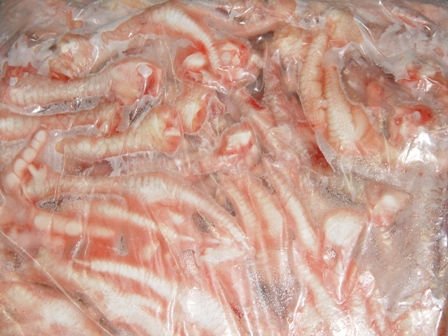 Processed Frozen Chicken Feet (Grade A ) for sale
