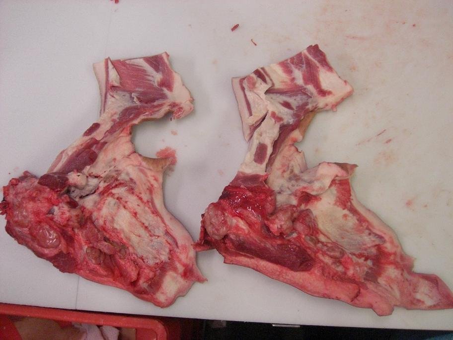  Pork   jowls  rind on (chaps)