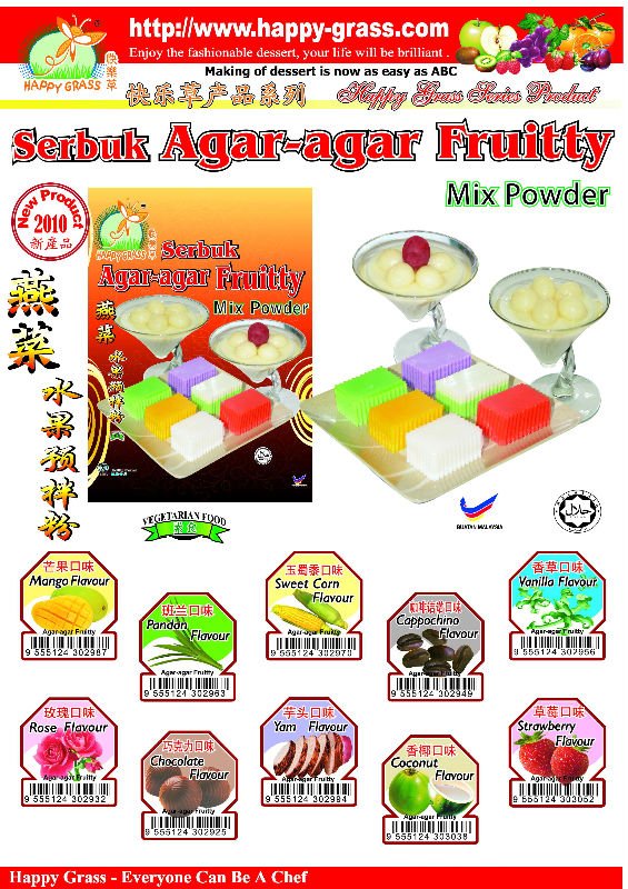 Agar-agar Fruitty Mix Powder