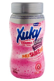 milkshake powder:Strawberry Flavor Light Xuky 450g