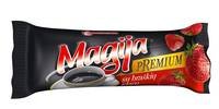 MAGIC premium glazed curd cheese with strawberries