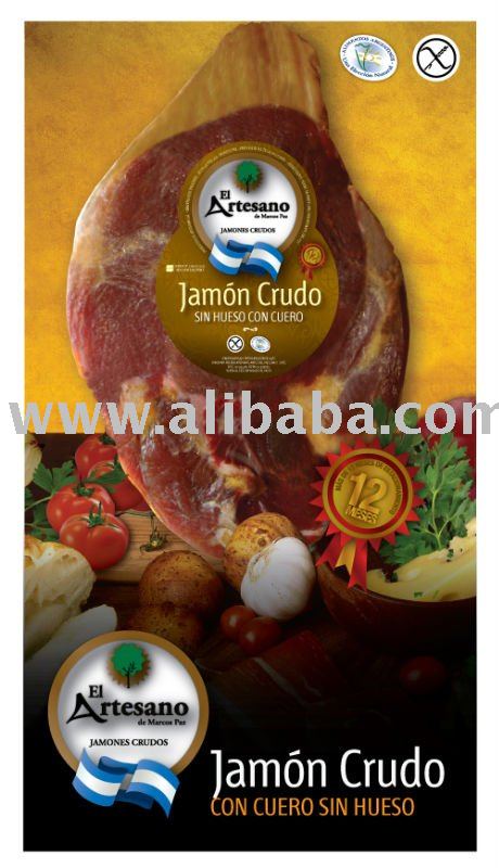 Unkcooked Ham with Skin and Without Bone / Jamon crudo