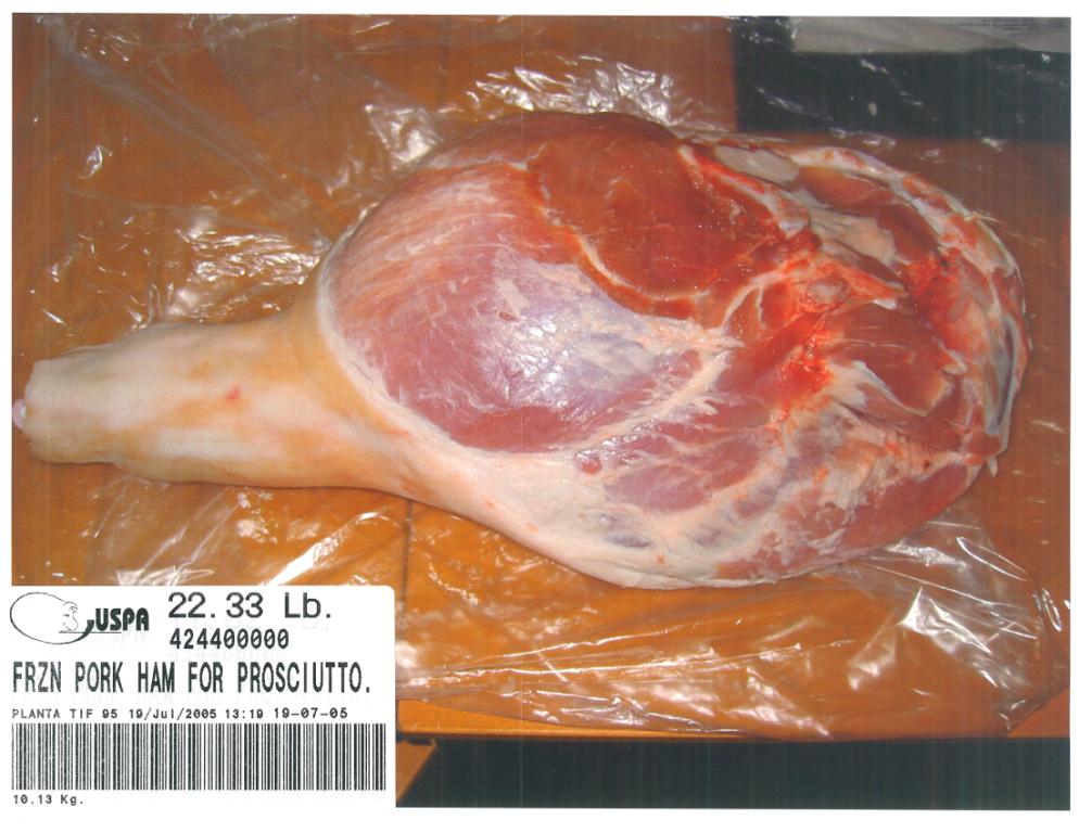 ham for prociutto
