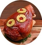 #110 Whole Hickory Smoked  Boneless   Ham 