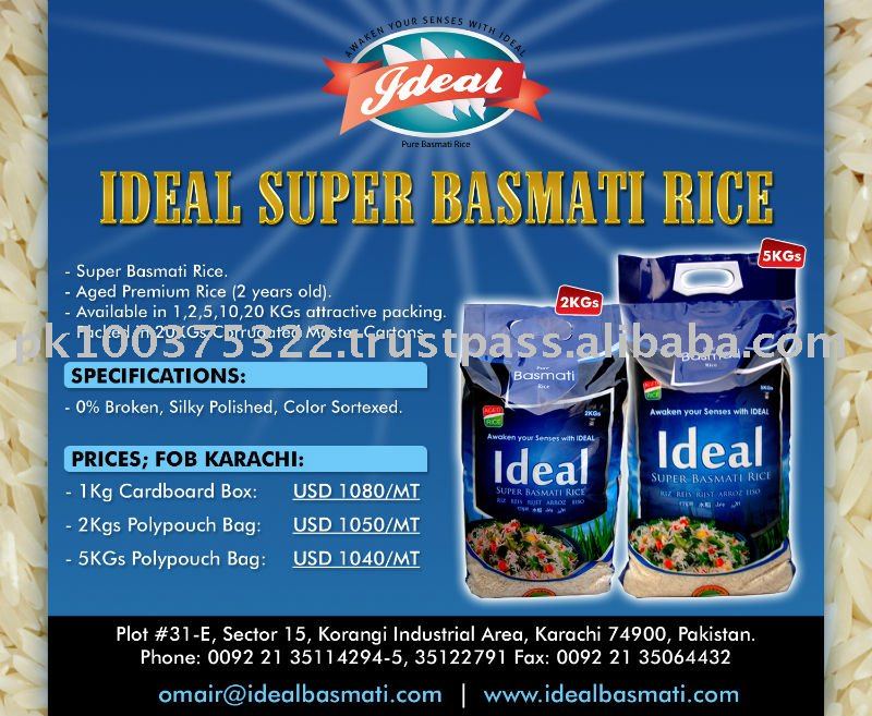 IDEAL SUPER BASMATI RICE FOR JEBEL ALI