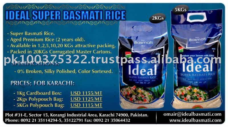 IDEAL SUPER BASMATI RICE FOR BAHRAIN