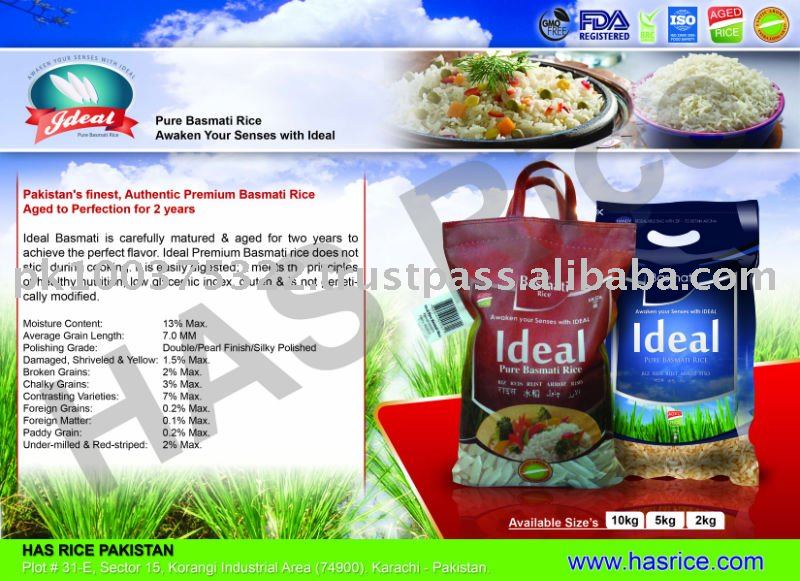IDEAL SUPER KERNAL BASMATI RICE FOR JEBEL ALI
