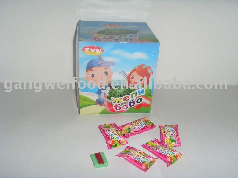 Watermelon Bubble Gum with Jelly jam