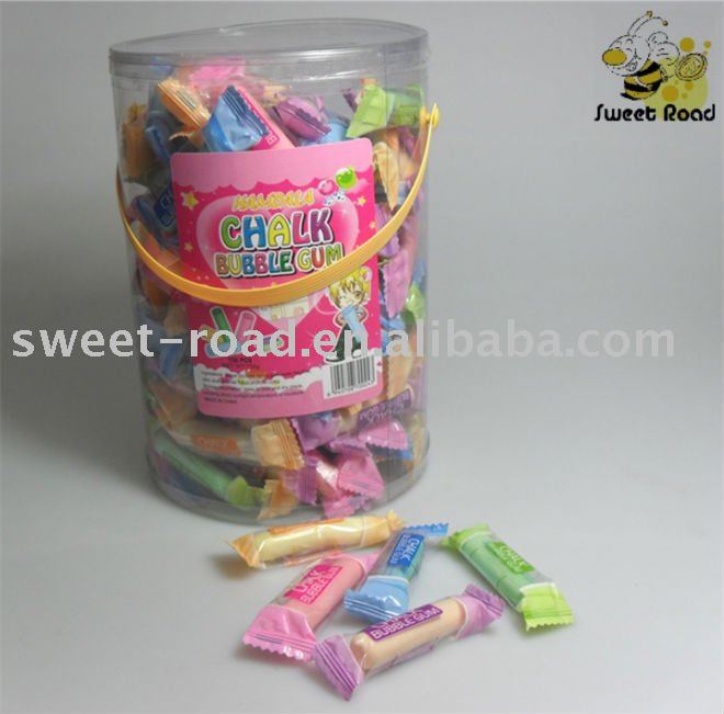 Fruit Chalk Shape Bubble Gum Candy