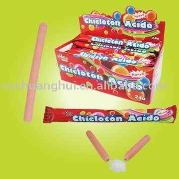  Bubble   gum  With  Sour   Powder ;Chewing  gum 