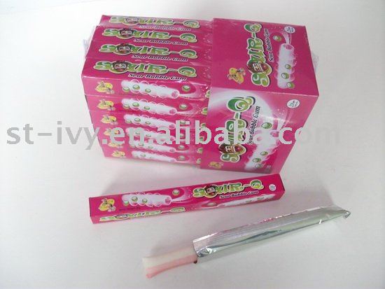 Bubble   gum  with  sour   powder  inside