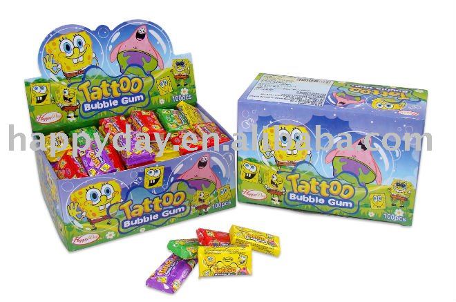 Tattoo bubble gum009019