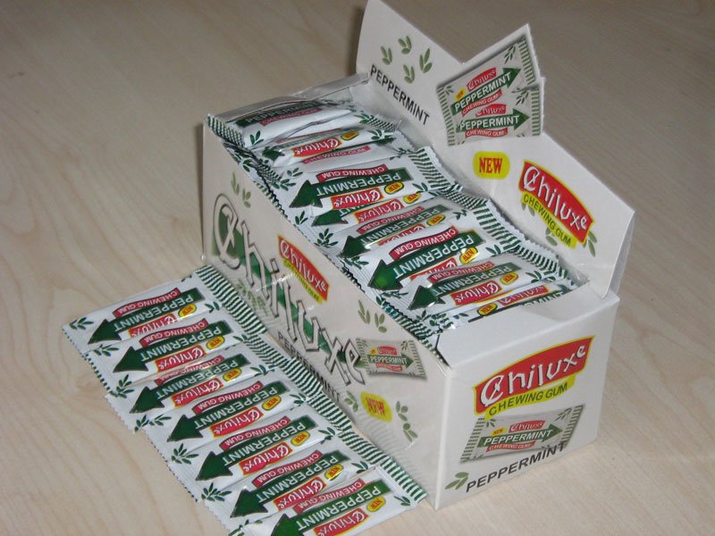 chiluxe peppermint gum
