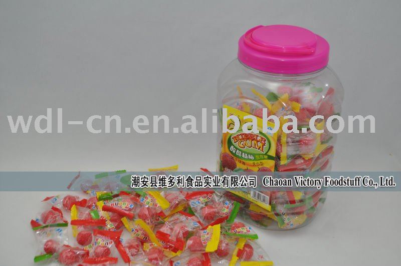 Waxberry bubble gum, Chewing gum