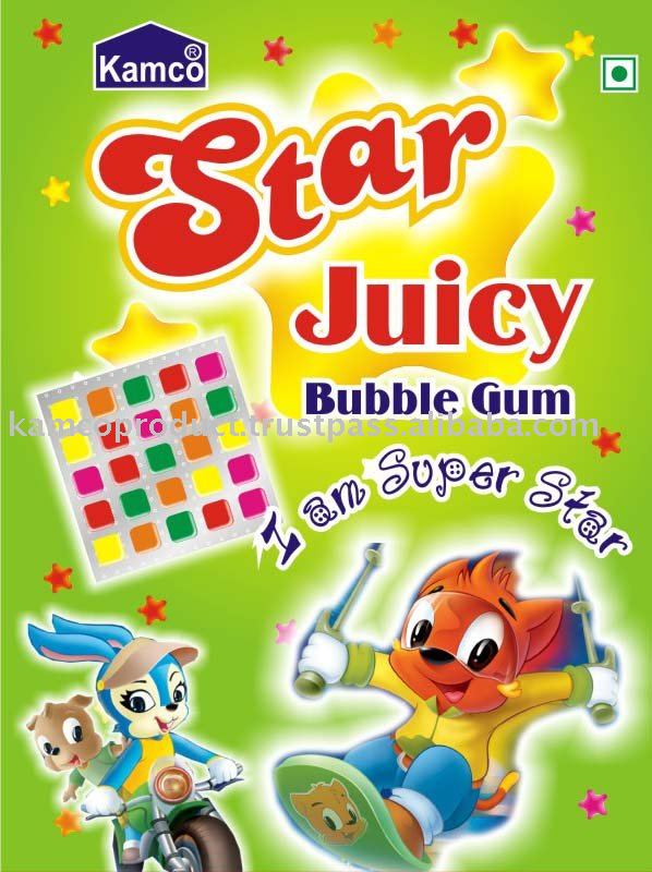 Star Candy Bubble Gum ( Star Juicy )
