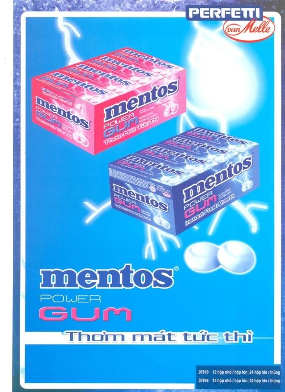 Mentos  Power   Gum 